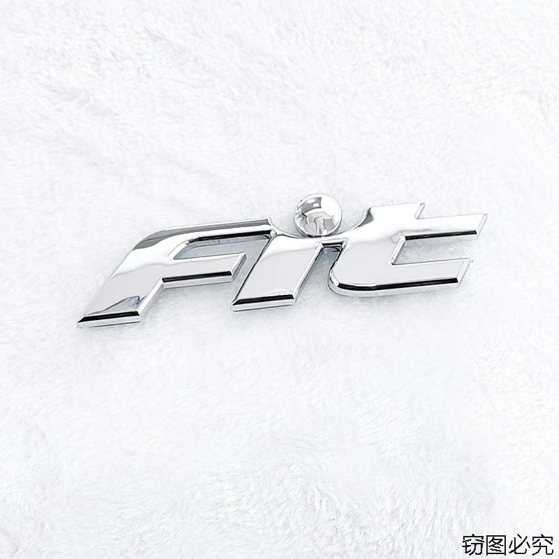 QLN2 Honda FIT ABS Car Rear Trunk 3D Emblem Tail Badge Sticker Logo Decals Auto Styling Decoration Badge