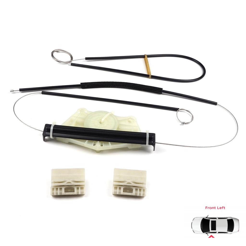 BWR777 Electric Window Regulator Repair Set Front Left Door for VW Touareg 7L Porsche Cayenne 9PA 955 957 2002-2010 7L0837461
