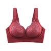 National Style Luxury Steel Rim Traceless Underwear Women's Small Breasts Gather Up and Show Large Lift Anti-drooping Breast Bra Cover