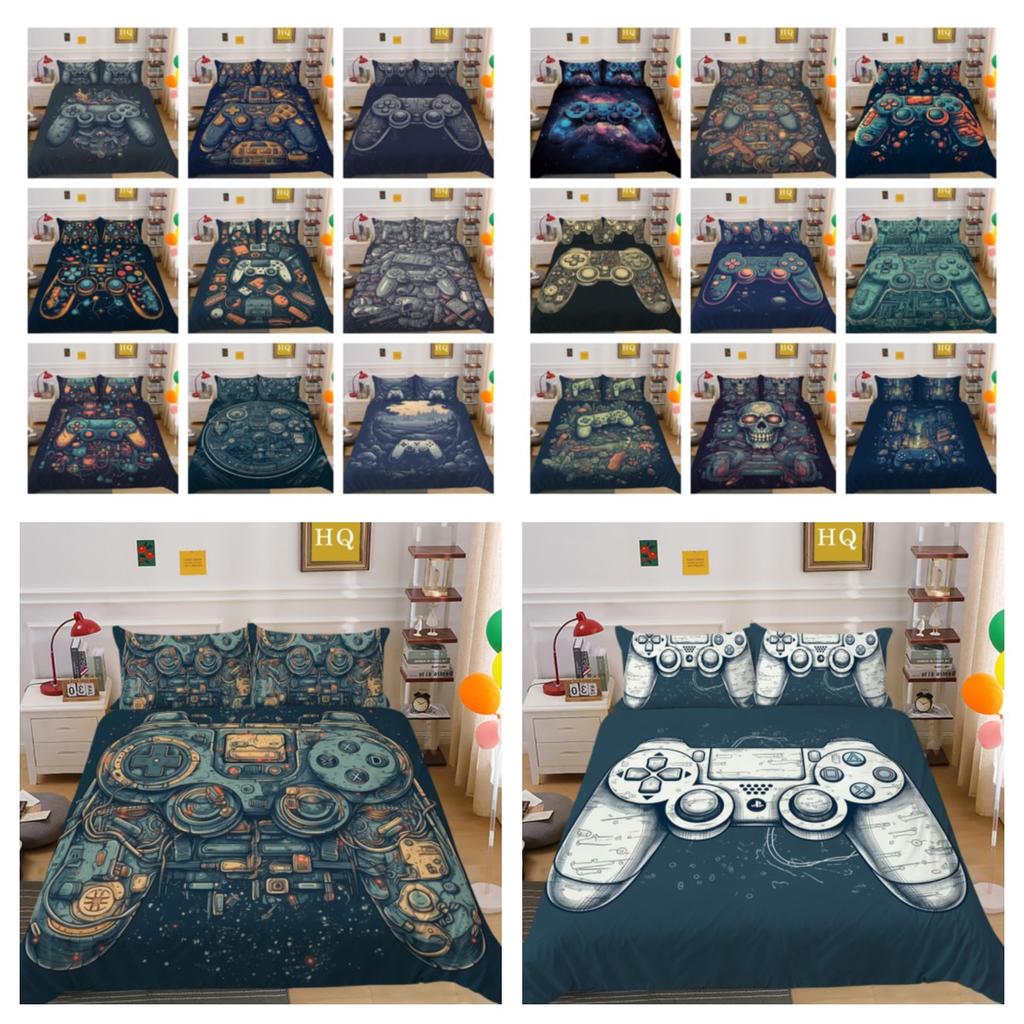 Пододеяльник для мальчиков в игровом стиле, домашние покрывала, комплект постельного белья королевского размера, модное постельное белье, домашние постельные принадлежности для подростков, костюмы