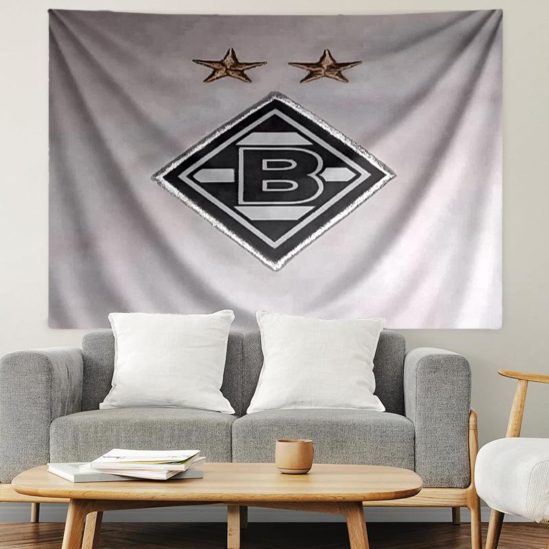 Borussia Monchengladbach Print Tapestry, Lightweight Wall Hanging, for Bedroom, Dorm, Living Room, Home Art Decor, Birthday Christmas Gift for Friends