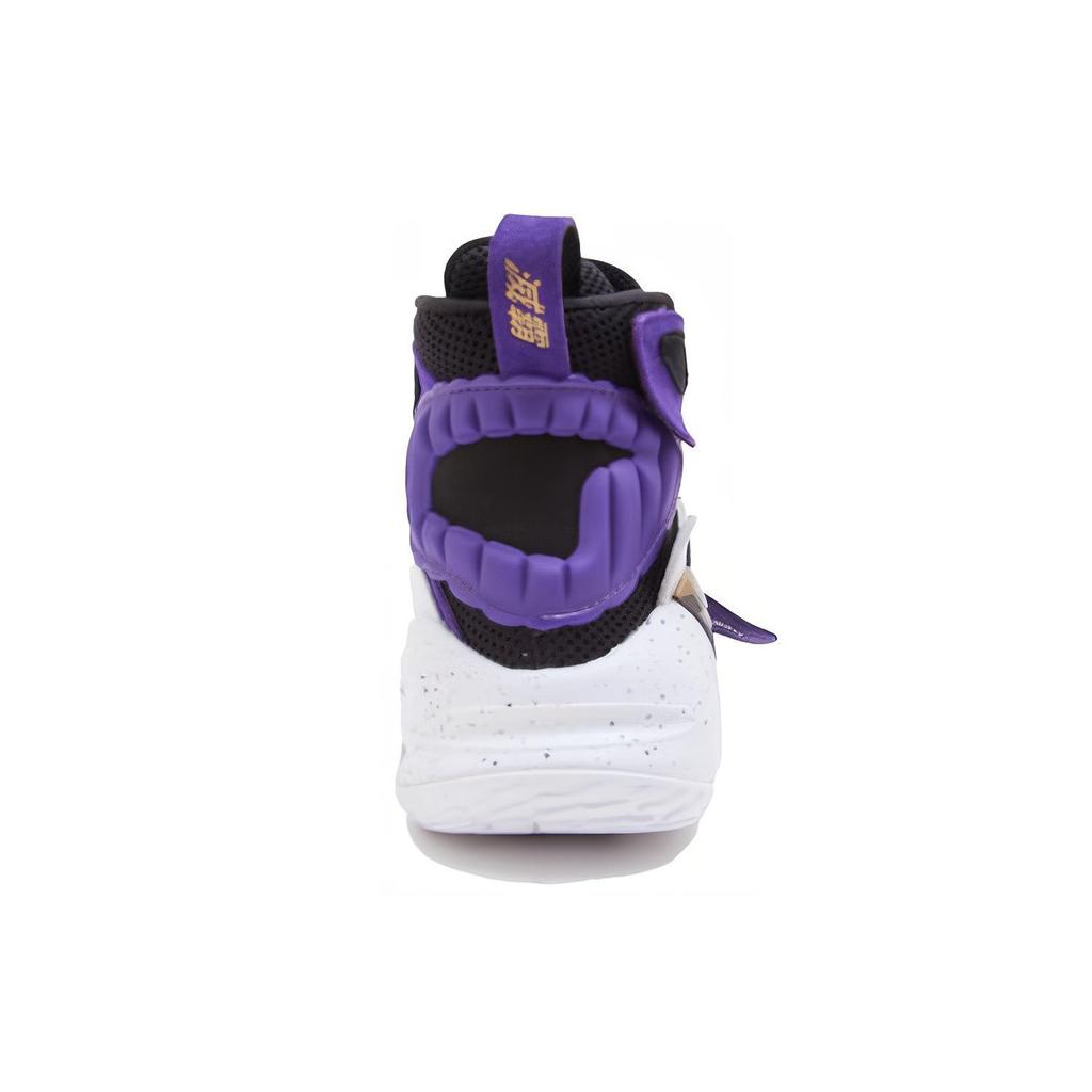 MARVEL x Anta KT4 Comfortable Slip Resistant Abrasion Resistant High top Basketball Shoes Men's Purple 11911102R-2