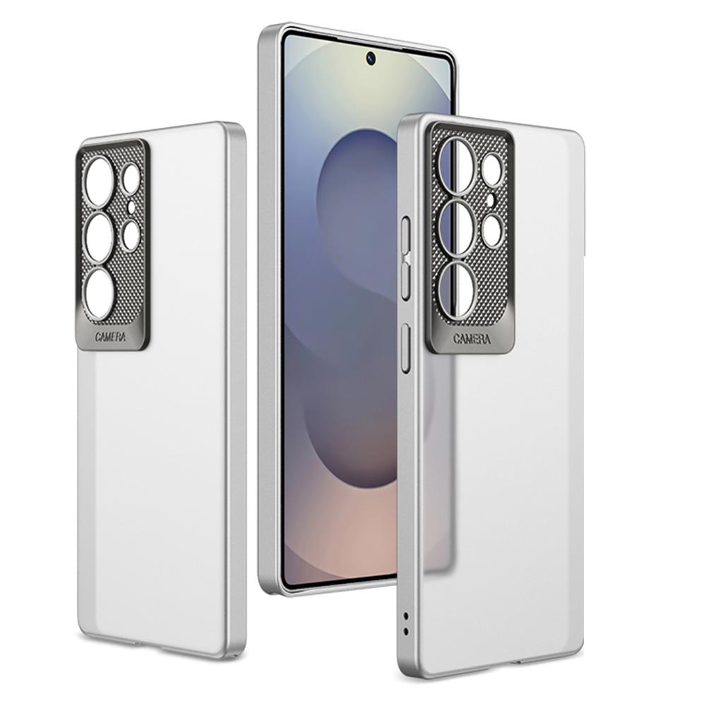 For Samsung Galaxy S25 Ultra Case Skin Touch Translucent Hard PC Phone Back Cover Dragon Scale Design