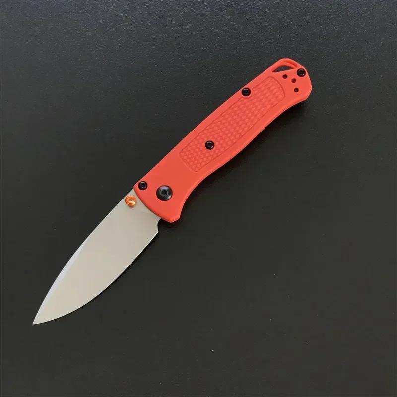 Карманные ножи BM 533 Mini Bugout Складной нож Рукоятка из нейлонового волокна Кухонные ножи Универсальный Тесак для мяса Острый нож для фруктов EDC Инструмент