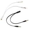 3.5mm Audio Mic Y Splitter Cable Headphone Adapter Female Fo 2 Male Adapter