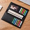 Leather Car Logo Men Long Wallet Gift Card Ticket Storage Bag For BMW X3 X5 M5 M3 E46 E90 E60 F10 F30 E36 G30 E87 E70 E30 G20 cybf04