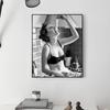 Sexy Woman Portrait Art Canvas Print Naughty Girl Poster Modern Nordic Canvas Art Beauty Wall Picture Painting Home Bar Decor