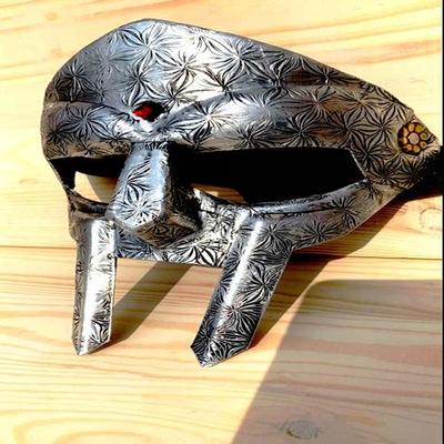 Маска MF DOOM, Маска гладиатора, Безумный злодей, Стальная броня для лица, Средневековая маска