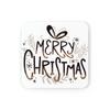 Подставки под стаканы Merry Christmas, квадратный набор, красиво украшенная эмалевая подставка, подходящая для разных видов чашек и пикника на открытом воздухе