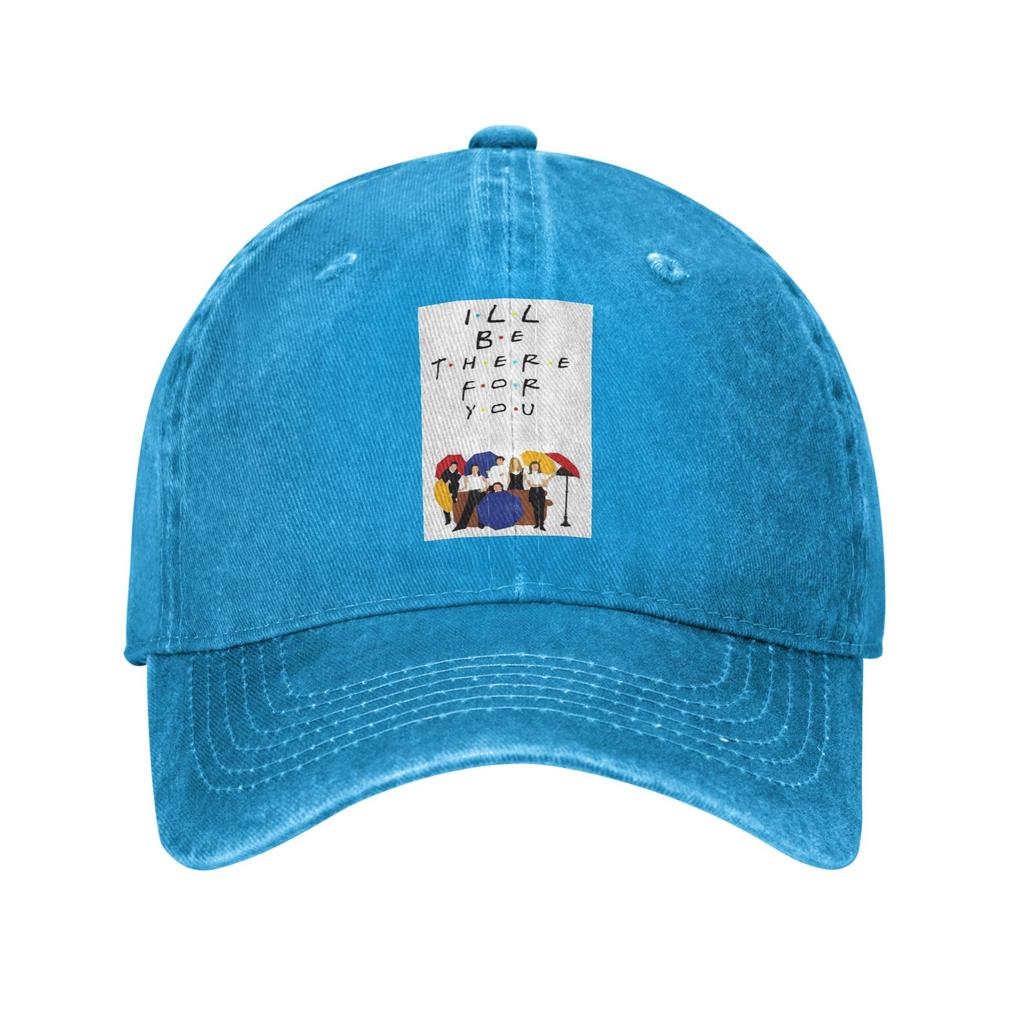 Friend TV Show Washed Denim Cap Casual Baseball Caps Adjustable Hat Summer Unisex Baseball Hats