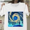 Ван Гог Маленький принц Искусство масляной живописи Модные женские футболки Одежда в стиле Харадзюку Летние футболки с коротким рукавом Повседневные топы с круглым вырезом