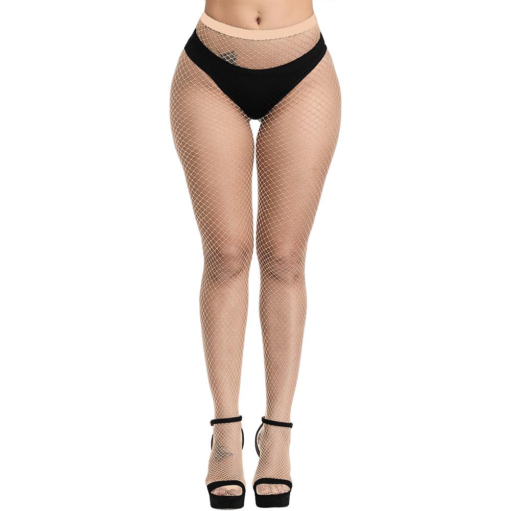 Plus Size White Lolita Fishnet Stockings Tights Women'S Gothic Nylon Net Pantyhose Stockings For Cosplay Collants Femme Sox