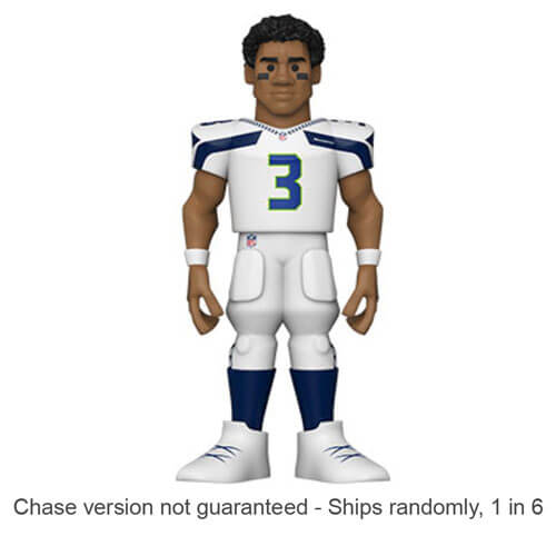 NFL Russel Wilson Vinyl Gold Chase поставляет 1 из 6