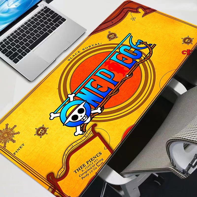 Anime Pad Mouse HD Print Computer Gamer Locking Edge One Piece Mousepad Big Keyboard PC Mice Mats Pad durable for csgo