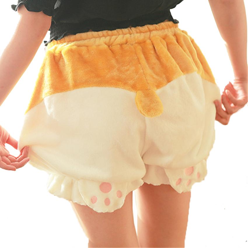 Cute Corgi Puppy Sleep Bottoms Shorts Women Lolita Bloomers Men's Shorts
