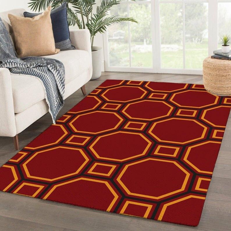 Ковер для отеля «Сияющий Оверлук» Коврик с геометрией Ковер «Сияющий ковер» Стэнли Кубрик «Оверлук Отель» Фильм ужасов Коврик с татуировкой викингов