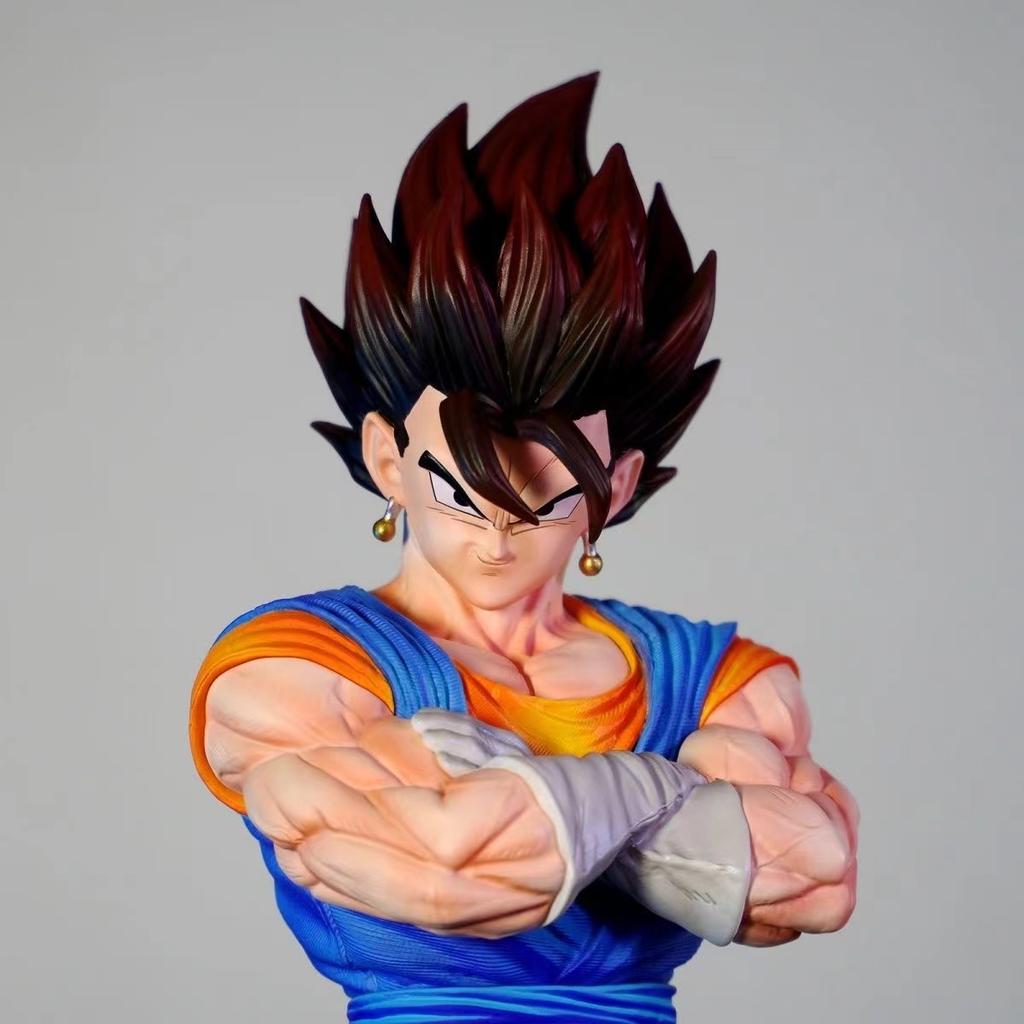 Anime Drogan Boll Vegetto Figure Super Saiyan Vegetto Blue Action Figures 30cm Pvc Statue Collection Model Toys Gifts