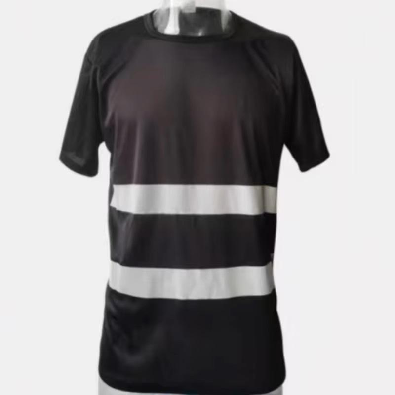 Fluorescent High Visibility Reflective Shirts Safety Polo t-Shirt Construction Shirt Fast Dry Work Wear Night Cycle Biking