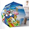 1pc Mario Bros Characters Fully Automatic Folding Portable Umbrella, 8 Iron Frames, Three-Fold Design, Suitable for All Seasons, Suitable for Out