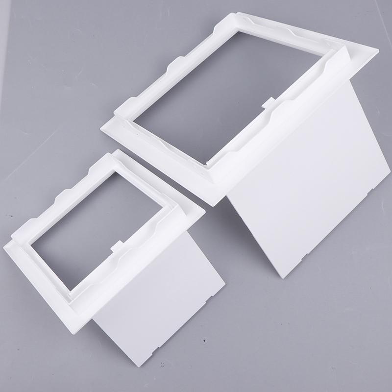 1Pc Access Panel Inspection Hole Pvc Access Doors Wall Ceiling White Hatch Cover Universal Plastic Push-Type Inspection Port