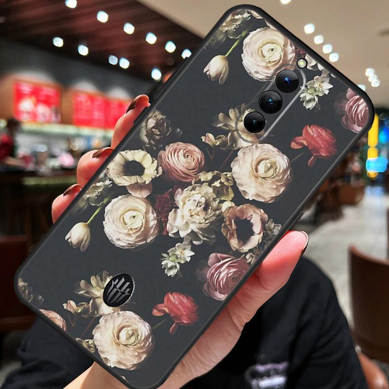 Чехол 'Полночный Цветок' Для ZTE Nubia Red Magic 10 Air 7 6S 7S Pro Red Magic 11 10 9 8 8S 9S 10S Pro Plus