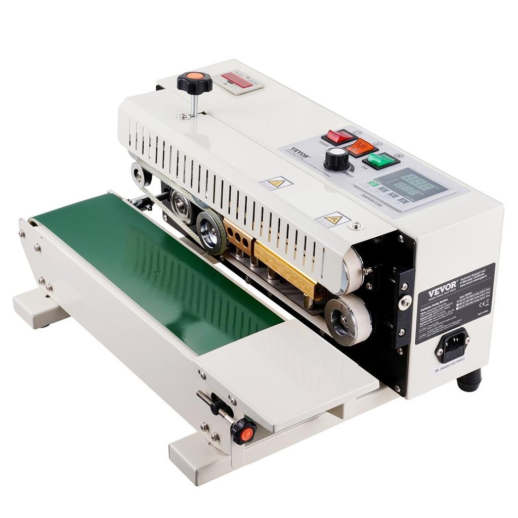 Continuous Bag Band Sealing Machine Horizontal Band Sealer Count Function