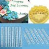 6шт помадка украшения резак торт номер письмо инструмент плесень Sugarcraft