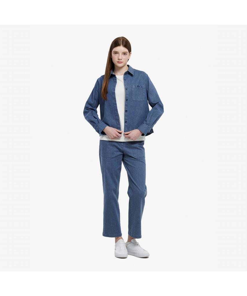 LACOSTE Женские Прямые Джинсовые Укороченные Брюки Hf571E-55N 36L