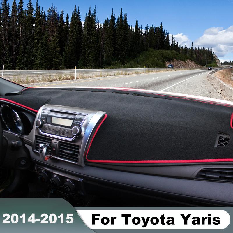 Для Toyota Yaris XP130 2014 2015 автомобильный коврик для приборной панели солнцезащитный козырек коврики защитные аксессуары