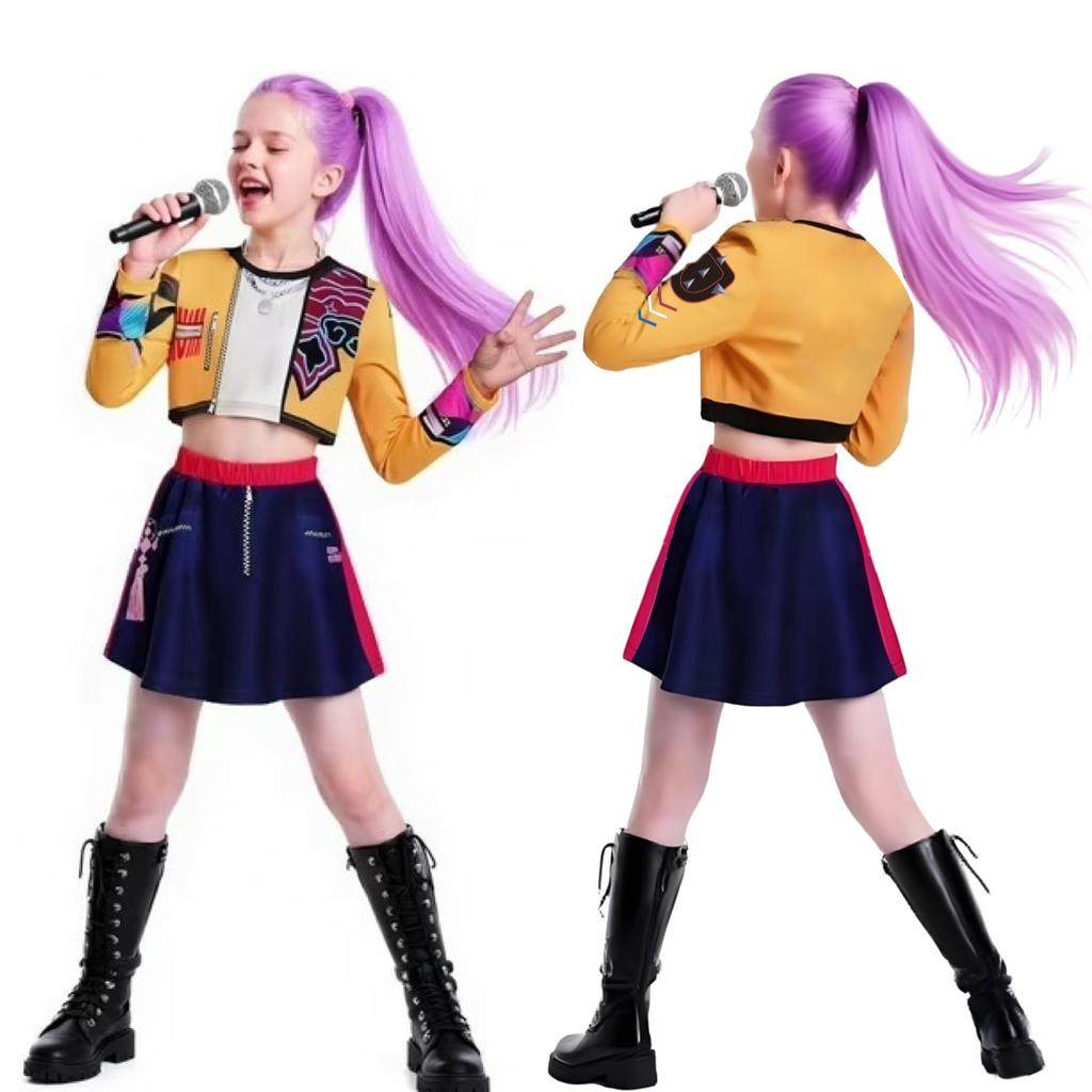 Костюм Суперзвезды, певицы, танцовщицы, для вечеринки, маскарадный, для детей, девочек, подарки на Хэллоуин, Рождество, день рождения, костюм для ролевой игры, косплея