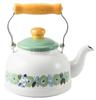 Fuji Enamel Moomin Flower Garden Kettle 1.6L MTH-1.6K
