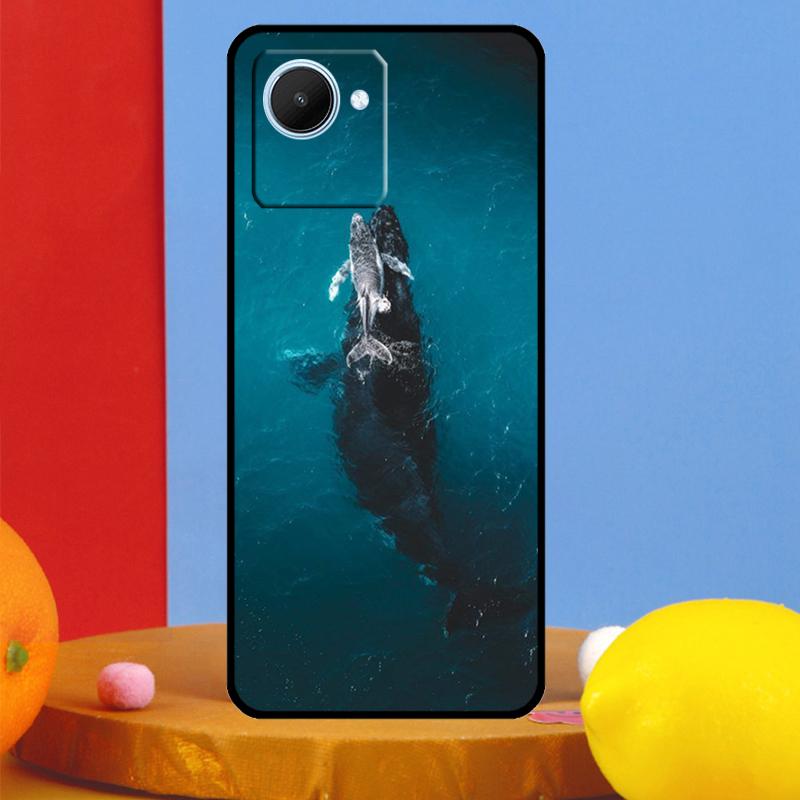 Чехол для Realme 15 Pro 13 12 11 10 14 Pro Plus C65 C67 C63 C61 C55 C51 C53 C35 C75 GT6 GT7 с изображением китовой акулы, плавающей в океане