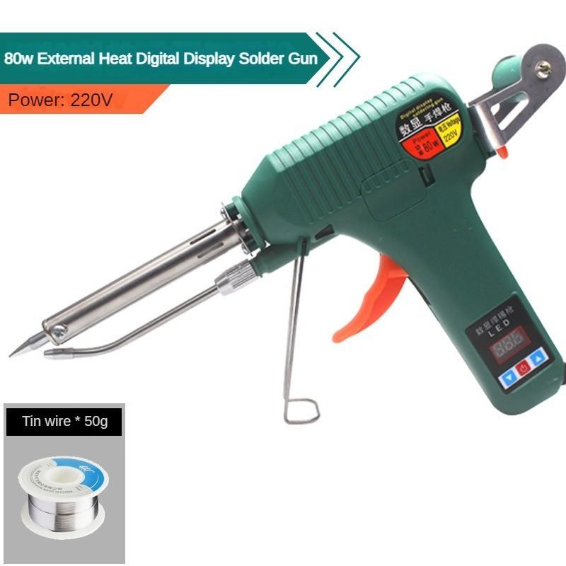 Ручной автоматический станок для пайки с подачей припоя Высокомощный паяльник Инструмент для обслуживания Цифровой дисплей Ручной паяльник