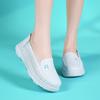 Летняя трендовая женская одинарная обувь дышащая мягкая подошва толстая подошва повседневная для ходьбы удобная платформа туфли медсестры 34-41