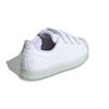 Adidas Superstar Series Synthetic Leather Comfortable Versatile Durable Low-Top Kids Sneakers Kids Sneakers White IH8008