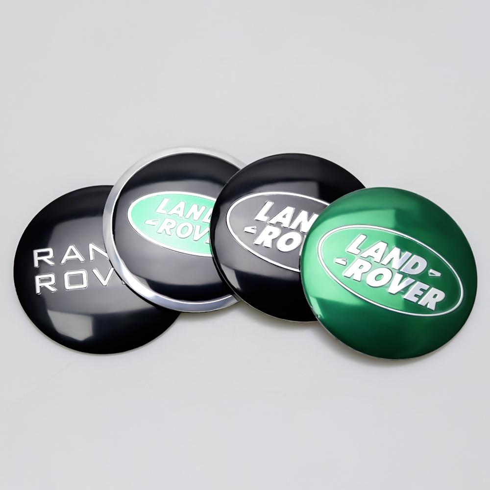 4pcs 56mm Car Wheel Center Hubcap Sticker Auto Tire Hub Cap Decor Decal For Land Rover SVR Range Rover L322 L405 Sport Discovery XS3