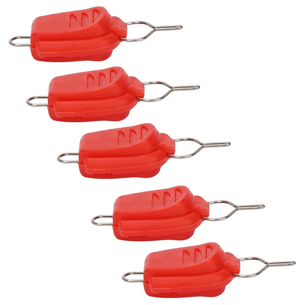 Baitcasting Reel Fishing Line Holder Clip Buckle Stopper (Red)