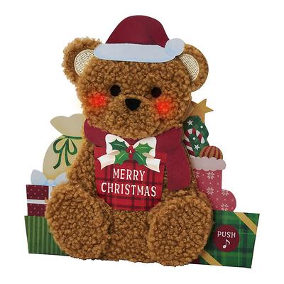Sanrio Рождественское Послание Рождественские Огни Пушистый Мишка JXPM 244201 Открытка, Открытка и Мелодии, Медведь, 12-5,