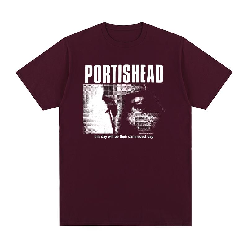 Винтажная футболка Portishead, даунтемпо, трип-хоп, Dummy Bang Gang, Massive Attack, хлопковая мужская футболка, новая футболка, женская футболка.