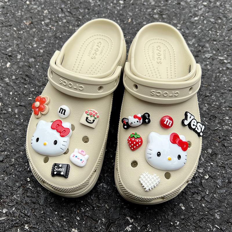 Crocs Hello Kitty Милые Мультяшные Подвески для Обуви: Съемные декорации своими руками