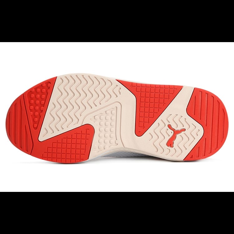 Puma X-RAY Игра Валентина Женские Удобные Универсальные Мягкие Низкие Кеды Белый Красный 368857-01