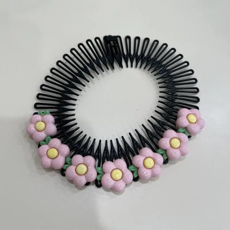 Детская красочная расческа в форме фруктового сердца, сломанная повязка на голову, заколки для волос, милый головной убор в виде кролика, аксессуары для волос принцессы для девочек, 1 шт.