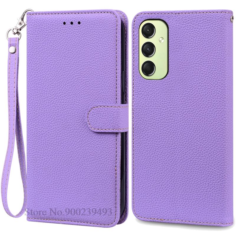 S24FE S24 FE Чехол Для Samsung S24 FE Чехол Кожаный Чехол-Книжка с Кошельком Для Samsung Galaxy S24 FE Чехол S 24 FE Чехлы Coque Fundas