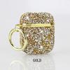 Case for AirPods Pro3 AirPods 4 3 2 1 Pro 2 Bling Glitter Diamond Sparkly Protective Cover With Ring for Women Girls