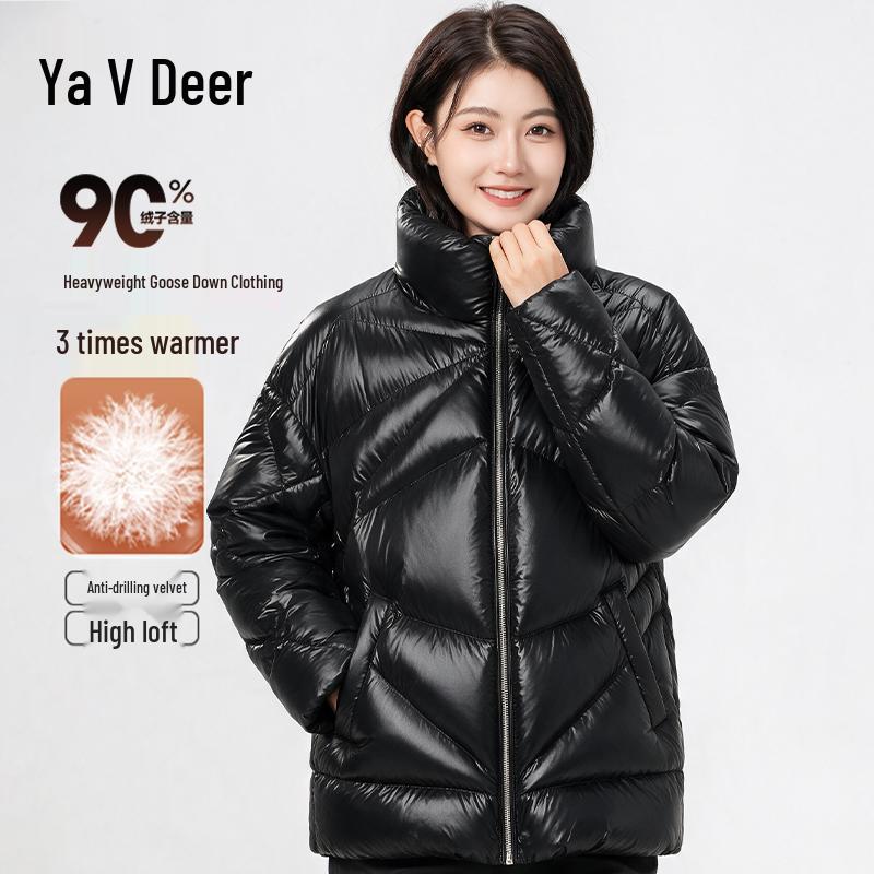 Yalu Women's Short Goose Down Puffer Jacket