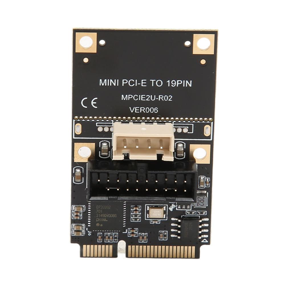 Front Interface Mini PCIE to USB3.2 Expansion Card for Windows XP 7 8 10 11