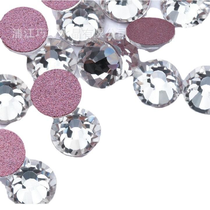 Glass Flat Bottom Drill 1440 Nail Drill Electroplated Rhinestone Diy Accessories Nail Drill Jewelry Accessories Sticker Drill