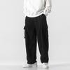 Autumn Casual Men's Pants Korean Version Corduroy Solid Color Overalls Street Wide-leg Pants Trend Large Size All-match Pants