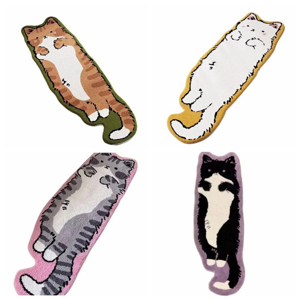 Kawayi Cat Carpet Washable Non-Slip Mat New Nordic Cartoon Carpet Living Room