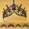 Bridal Wedding Baroque Vintage Big Crown Headgear Crown Alloy Banquet Crown Hair Accessories Multi-Color